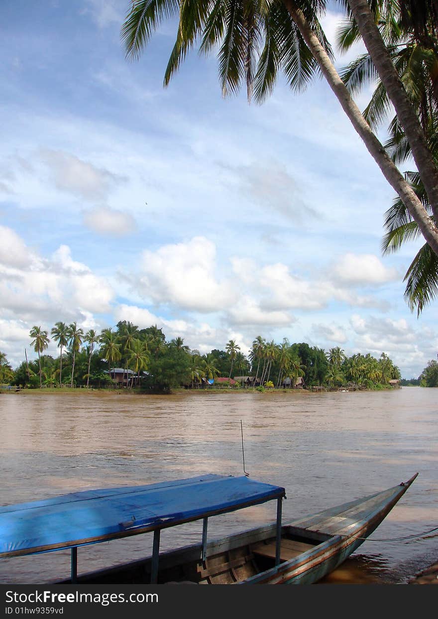 The moving scenery of River Mekong