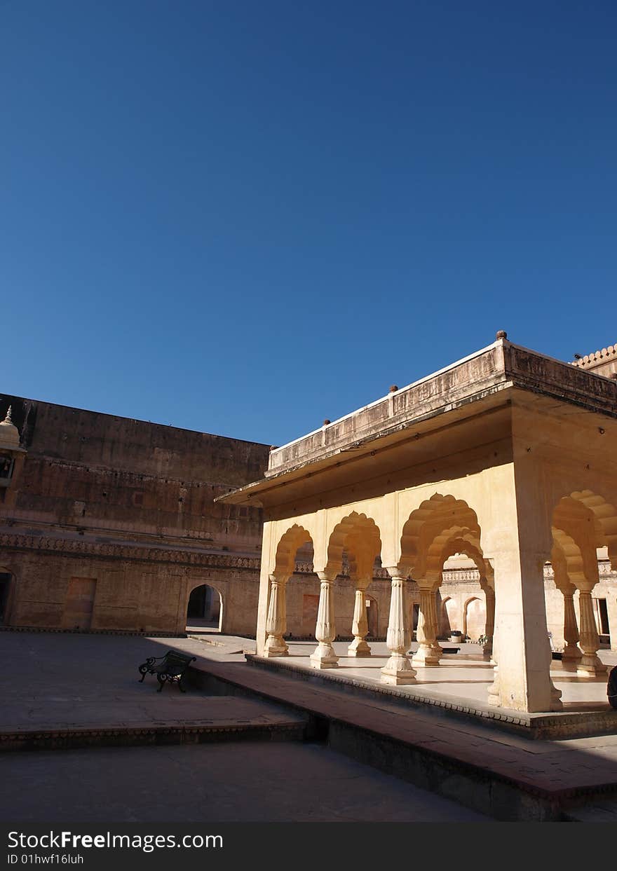 Imperial Harem of Amber Fort in Jaipur, India