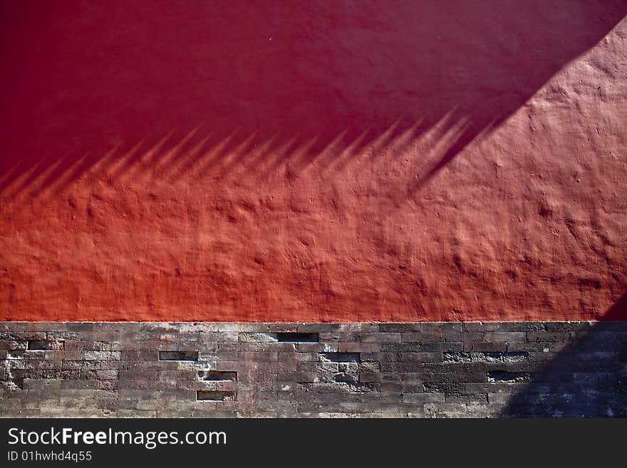 Red wall texture