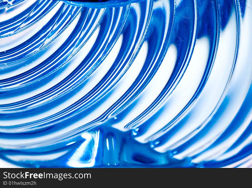 Stock photo: an image of a blue background of curve stripes