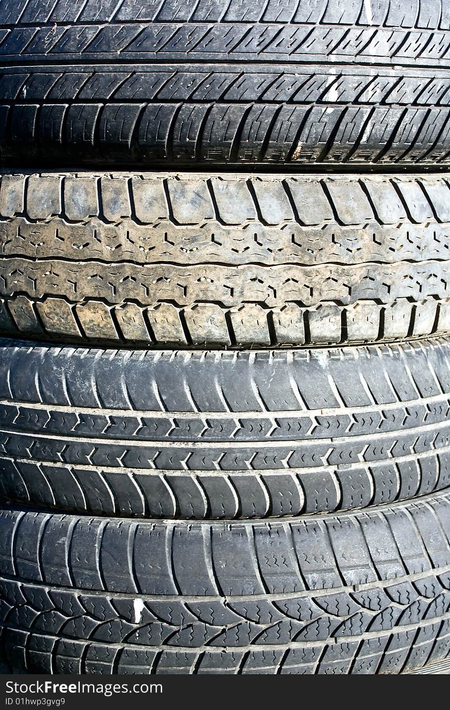 Tire junkyard