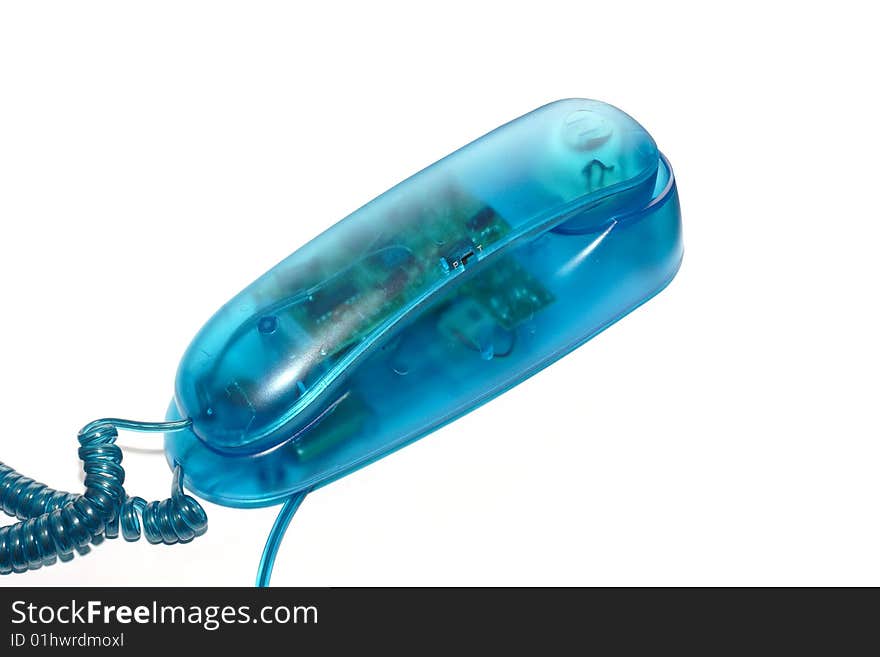 Blue Transparent Phone