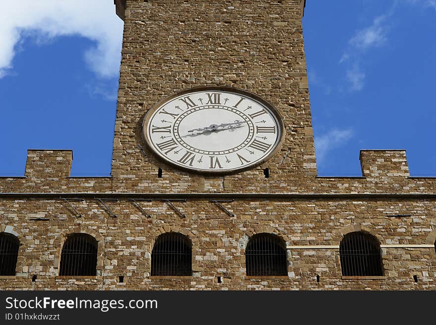 Clock on the tower