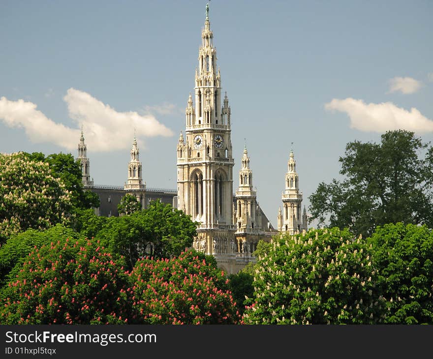 Vienna (Austria) - gildhall on city centre