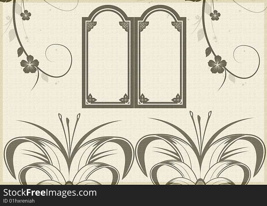 A beautiful background for greetings o invitation cards