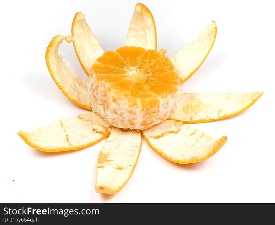 Orange With Peel