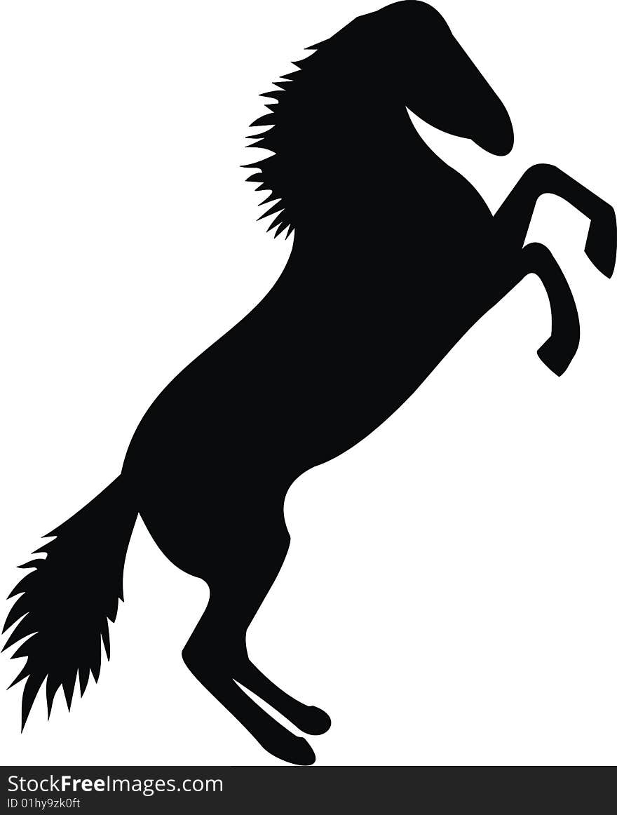 Horse silhouette