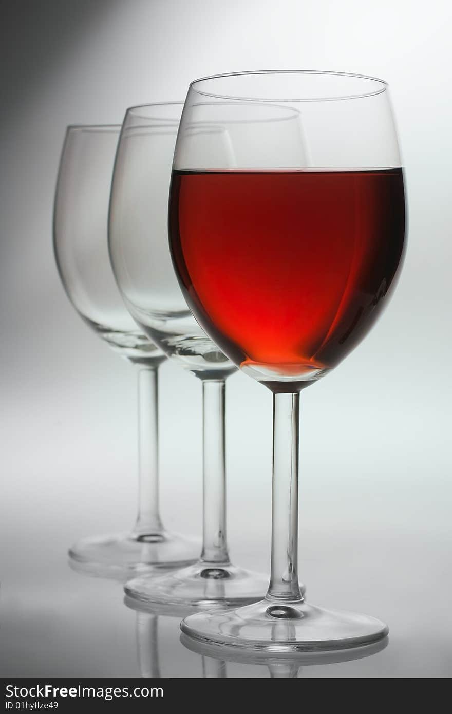 Three Wine Glasses