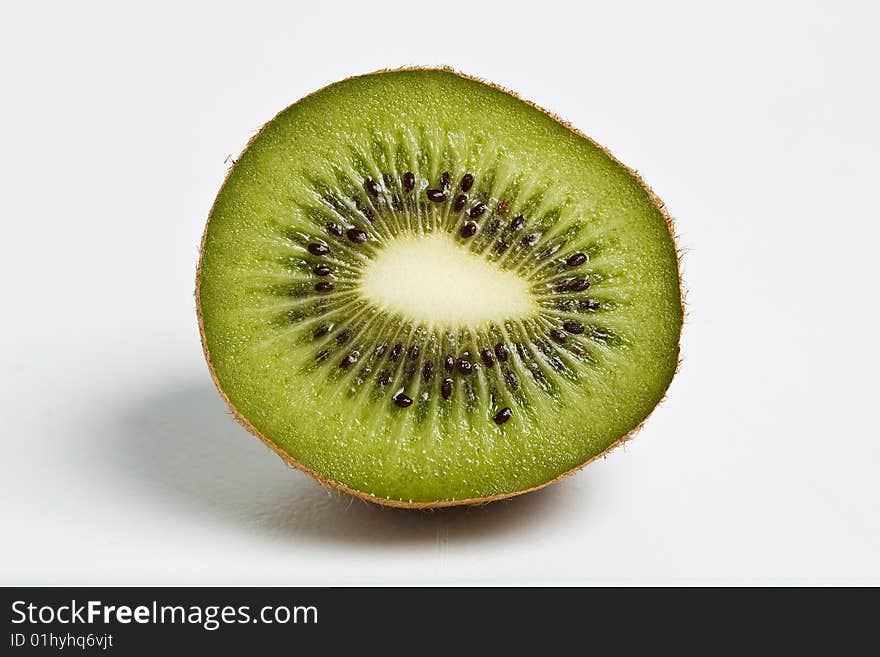 Close up of a juicy kiwi half. Close up of a juicy kiwi half.