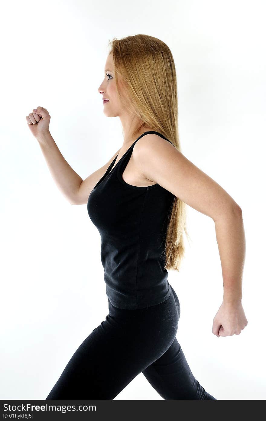 Young woman is doing an expert yoga exercise