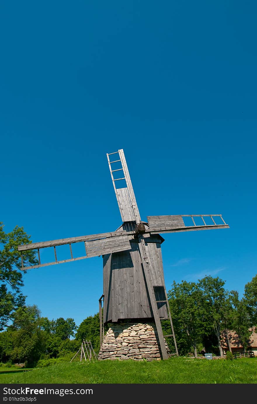 Old windmill in hiiumaa