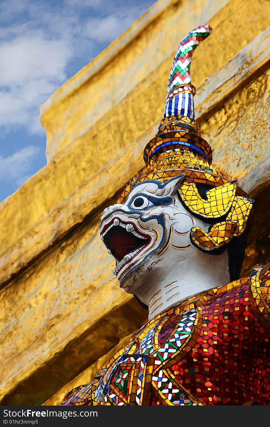 This architecture is giant in Grand Palace, Bangkok, Thailand. This architecture is giant in Grand Palace, Bangkok, Thailand...