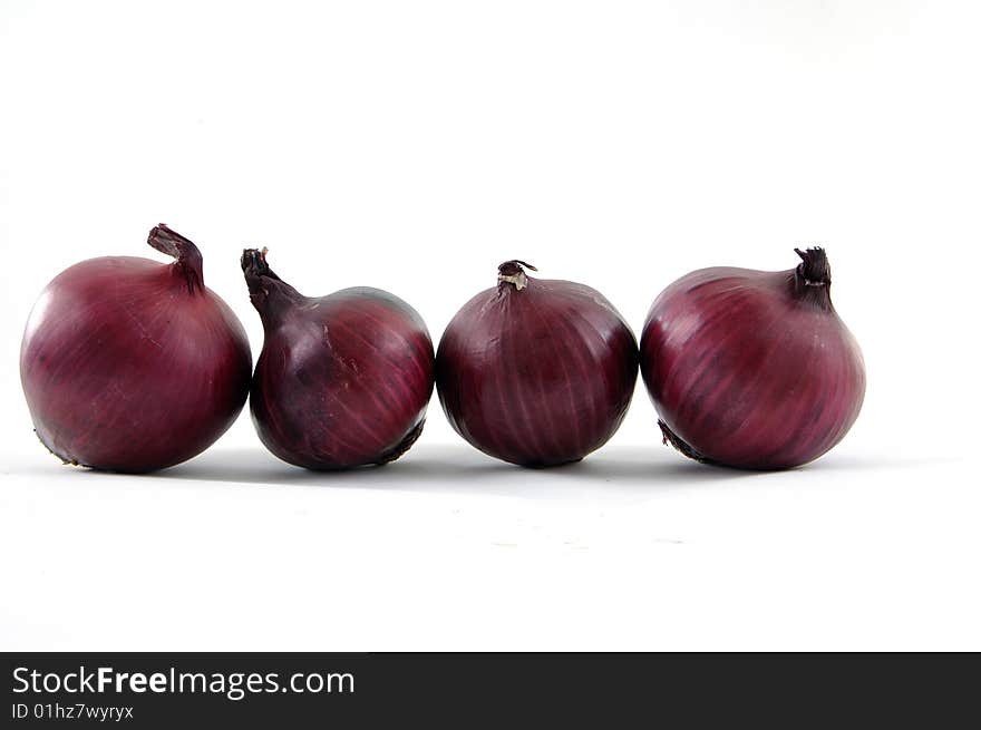 Group of fresh red onions. Group of fresh red onions