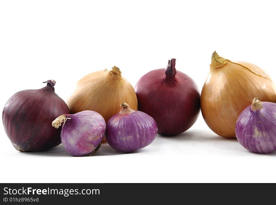 Group of fresh red onions. Group of fresh red onions