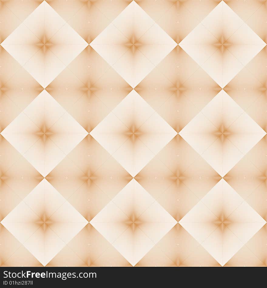 Seamless halftone brown tile background. Seamless halftone brown tile background