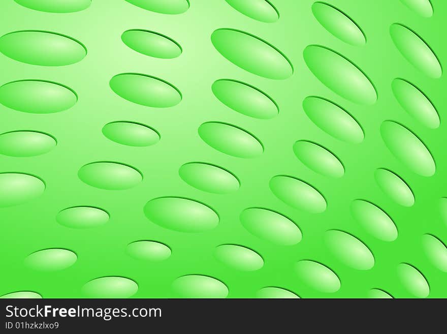 Vector illustration of Abstract Green