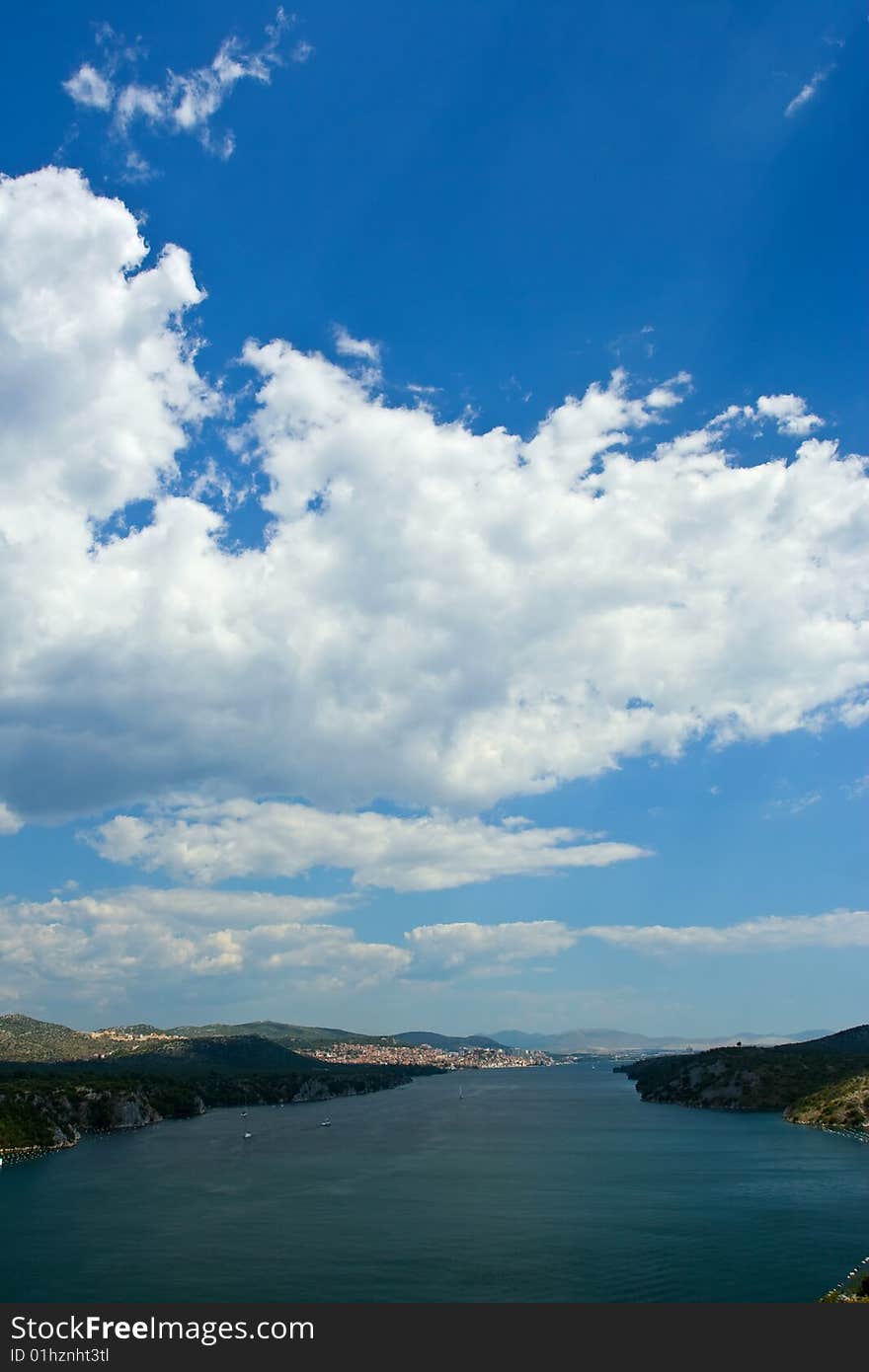 Krka river scene