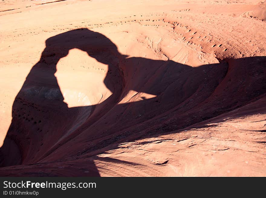 Delicate Arch Shadow