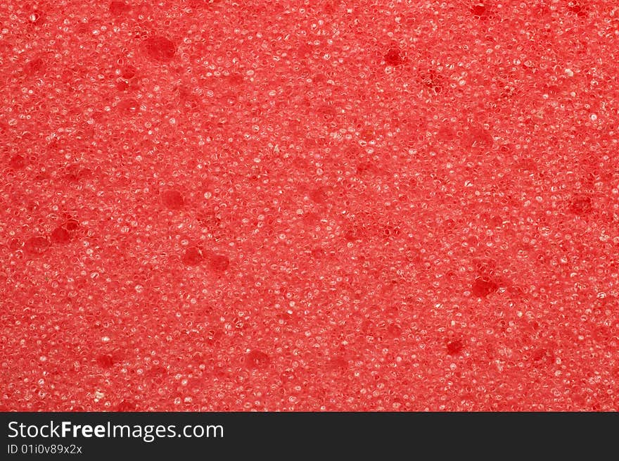 Red sponge texture