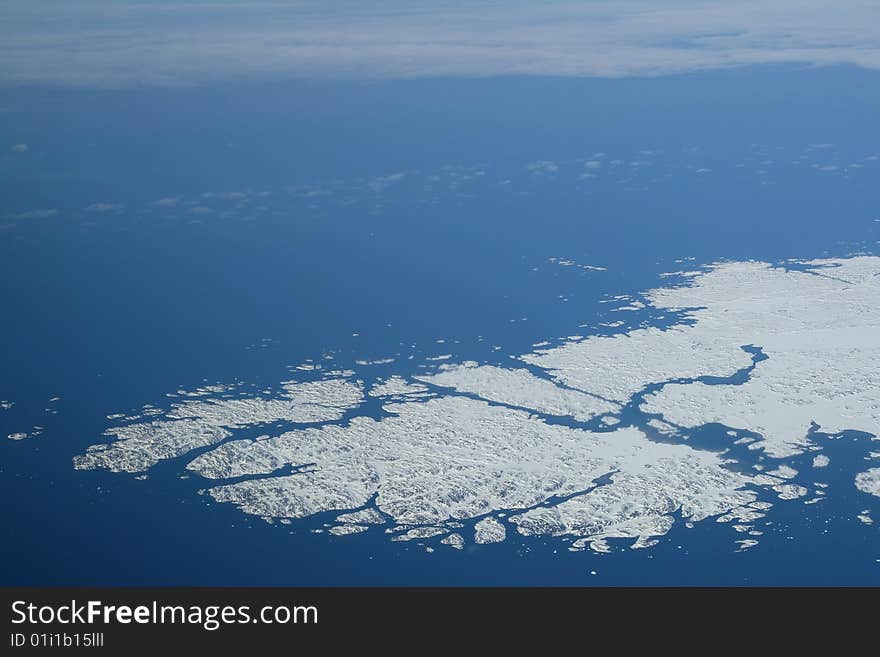 Icy landscape