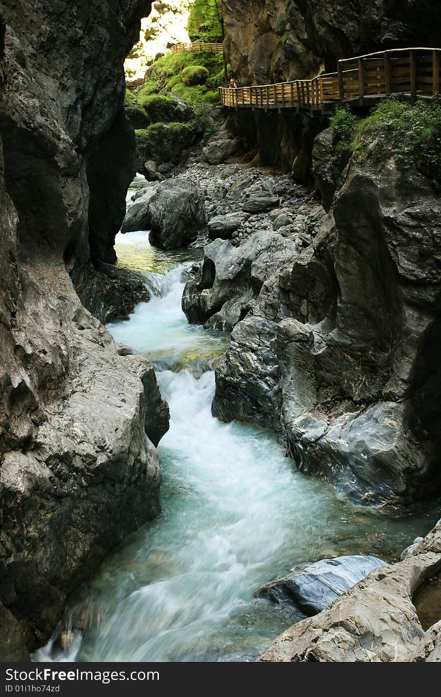 Beautiful stream in mountain (Austria)