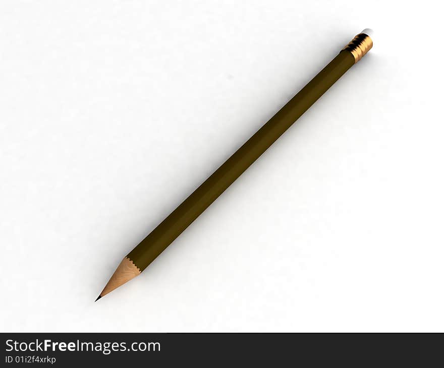 Three dimensional isolated sharp pencil