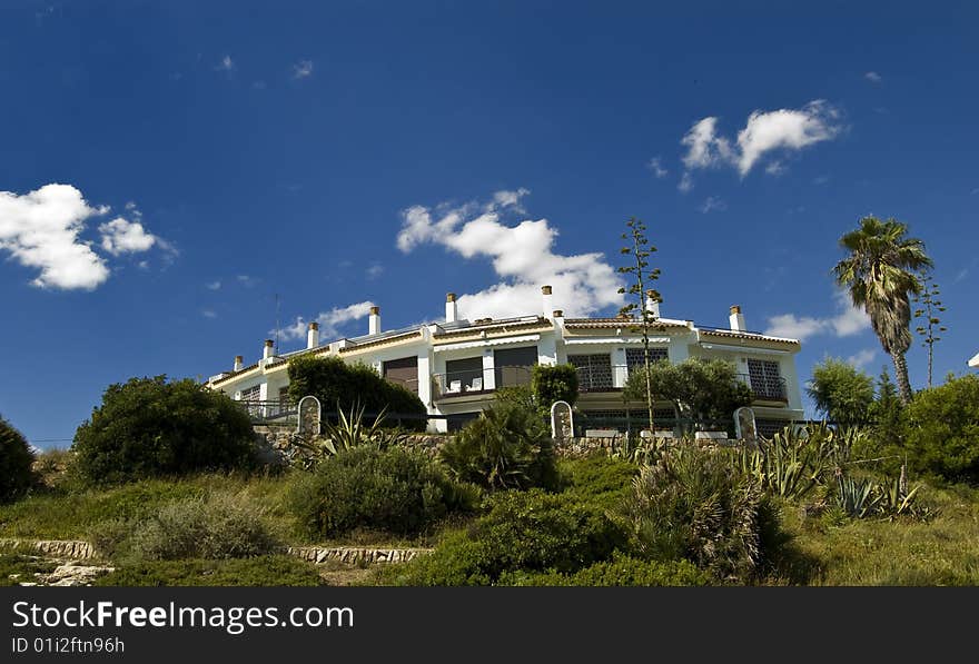 A nice home on an hill