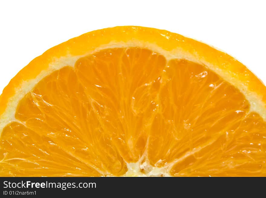 Background from the ripe and juicy cut of orange. Background from the ripe and juicy cut of orange