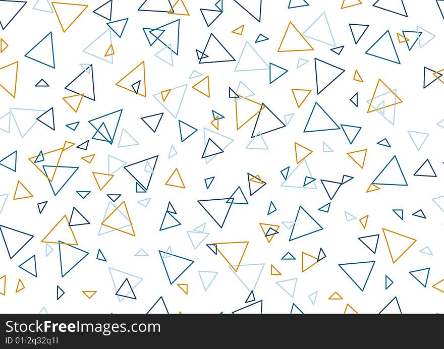 Seamless texture. Color triangles. Vector illustration.