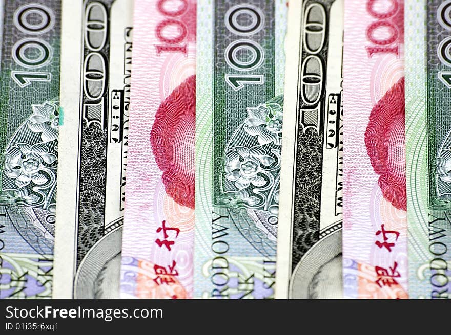 Different Banknotes - Closeup Photo