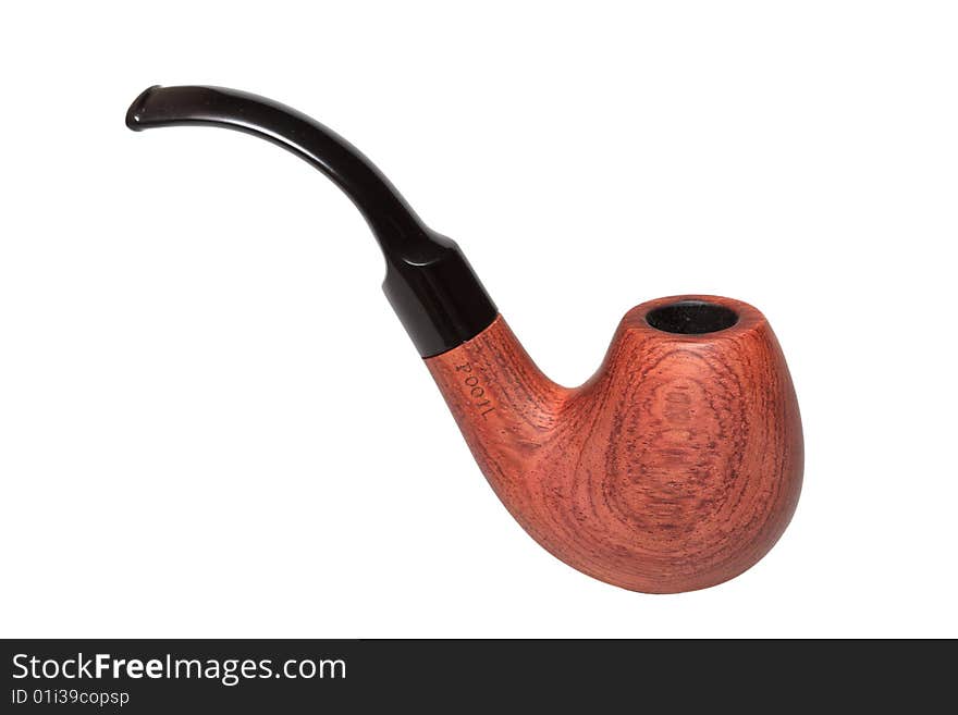 Tobacco pipe isolated on a white background