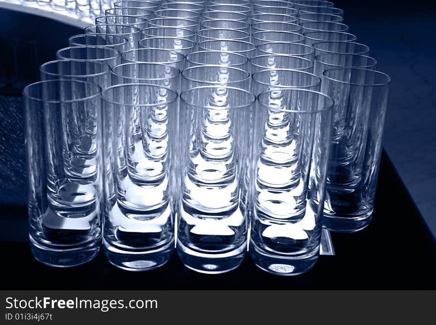 Empty glasses