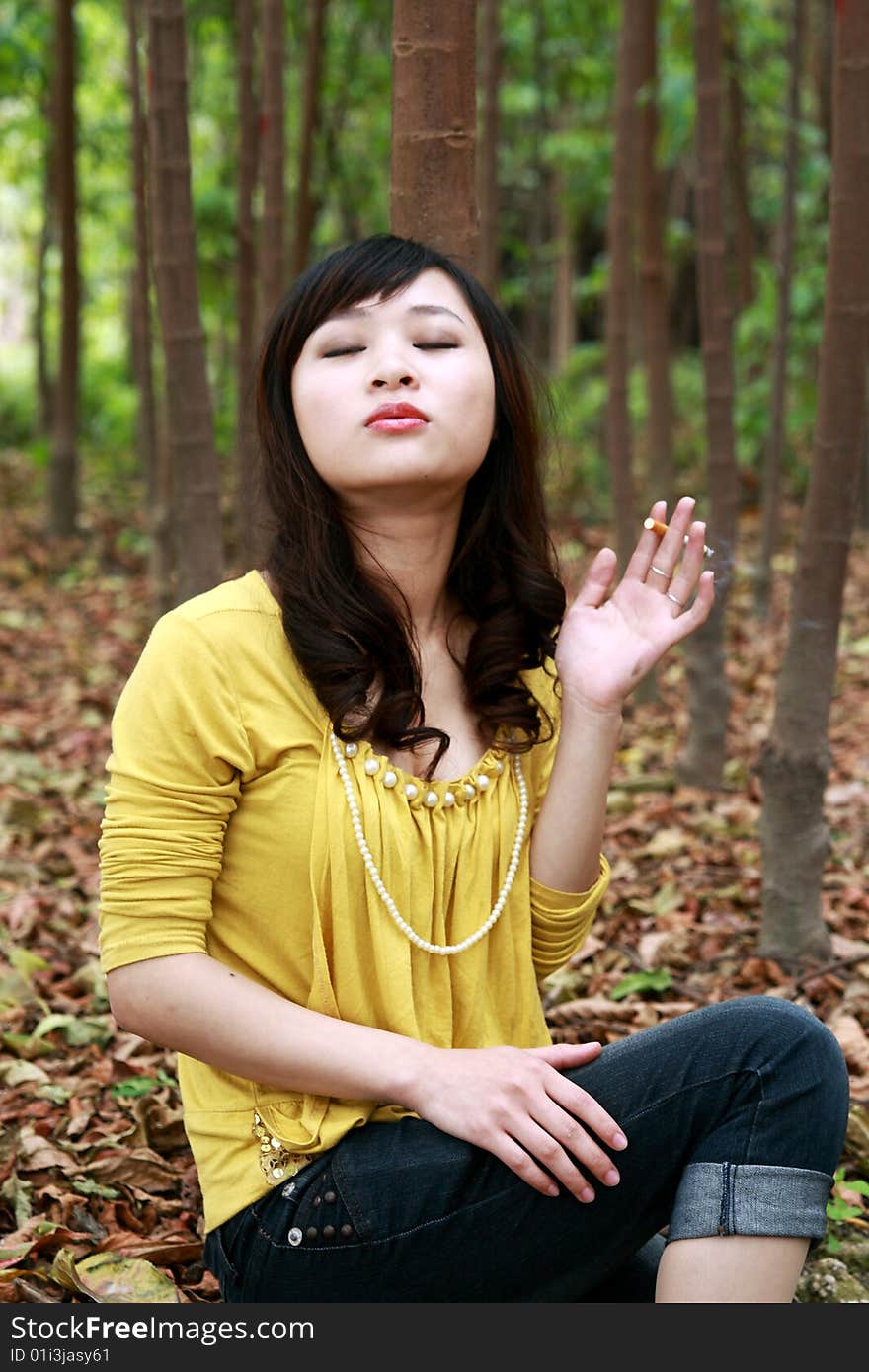 a young asian girls dressed in beautiful fashion. a young asian girls dressed in beautiful fashion.