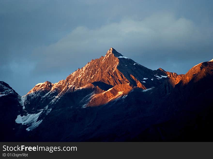 Day view of Siguniang (Four Girls) Mountains