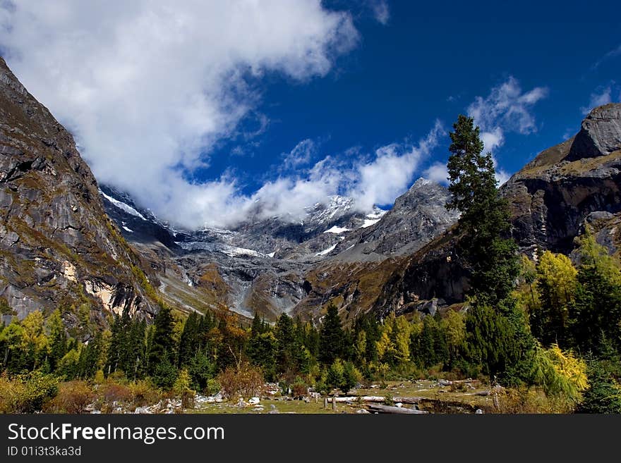 Day View Of Highland At Sichuan Province China