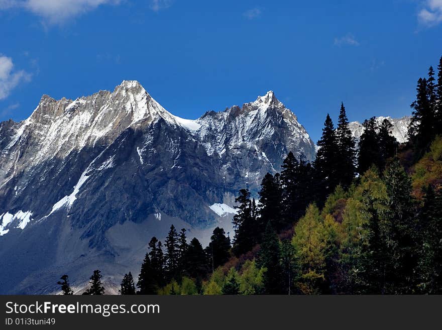 Day view of highland at Sichuan Province China