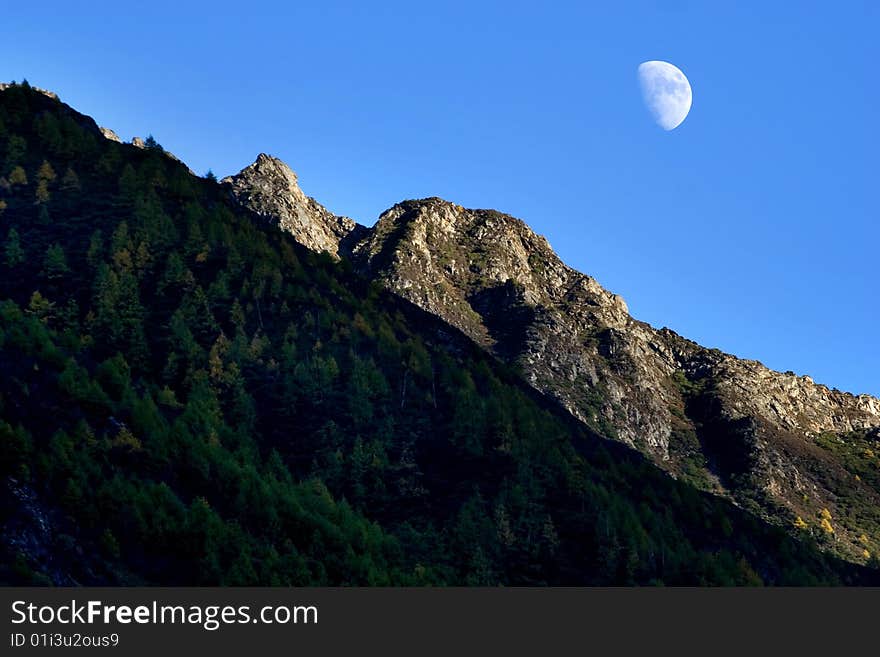 Day View Of Highland At Sichuan Province China