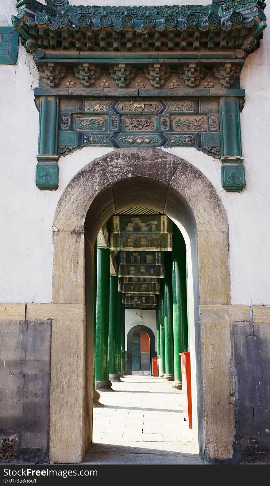 Arch in the Forbidden City ,China