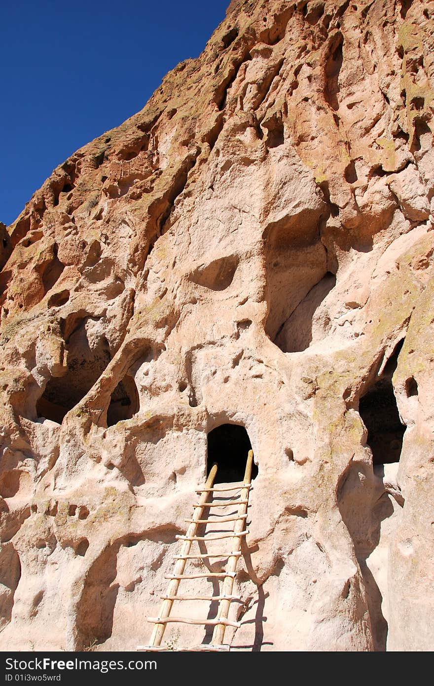 Cliff Dwelling At Bandelier National Monument