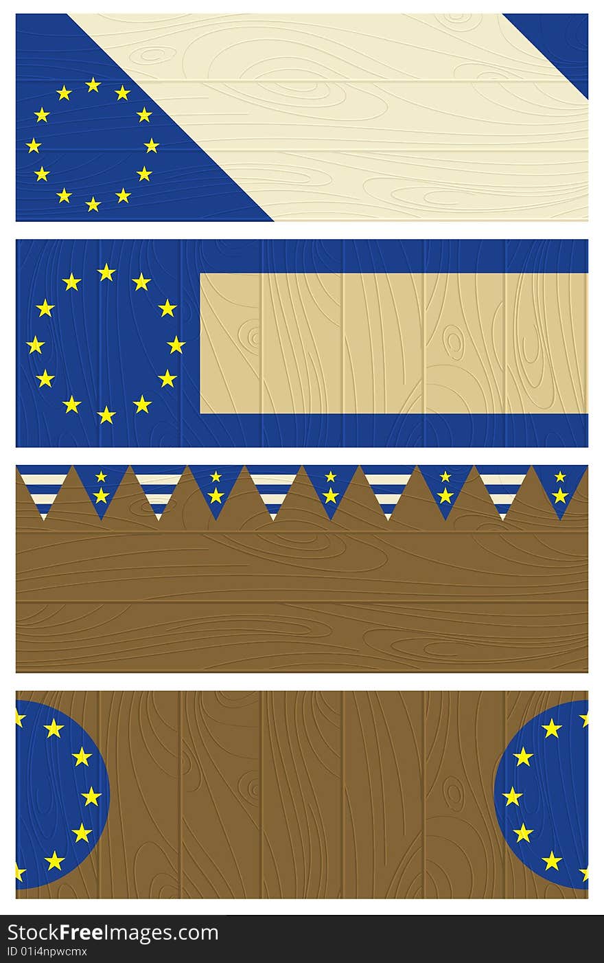 Backgrounds with eu banner