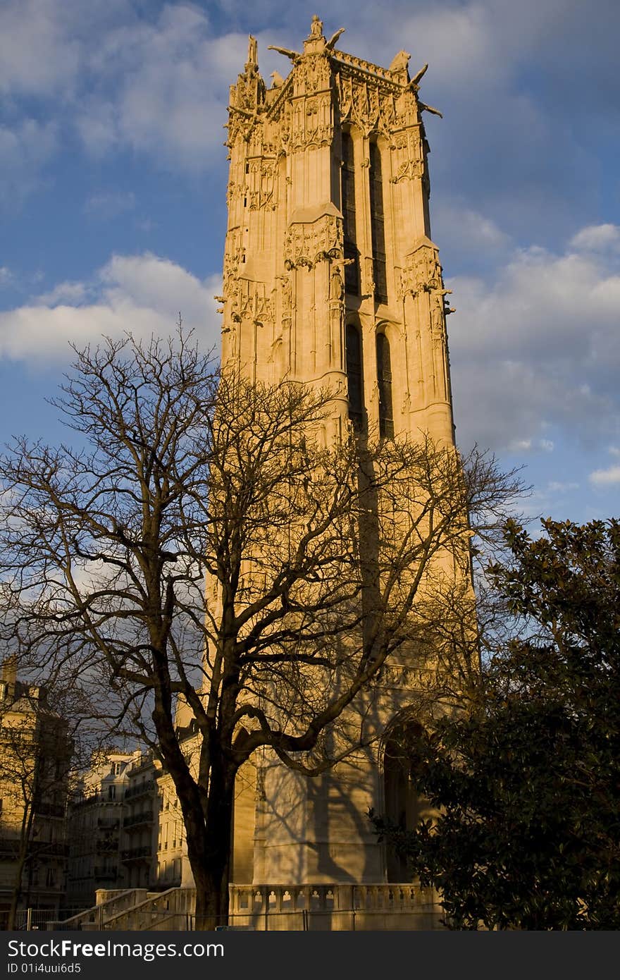 Saint-Jacques Tower In Paris