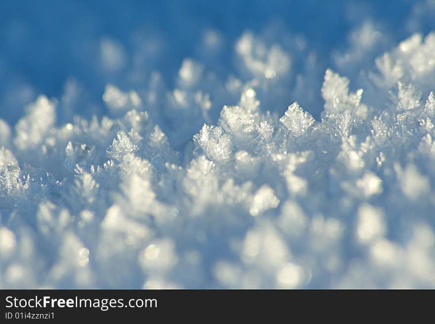 Blue spring ice. Shallow DOF. Blue spring ice. Shallow DOF.