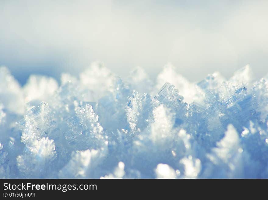 Blue spring ice. Shallow DOF. Blue spring ice. Shallow DOF.