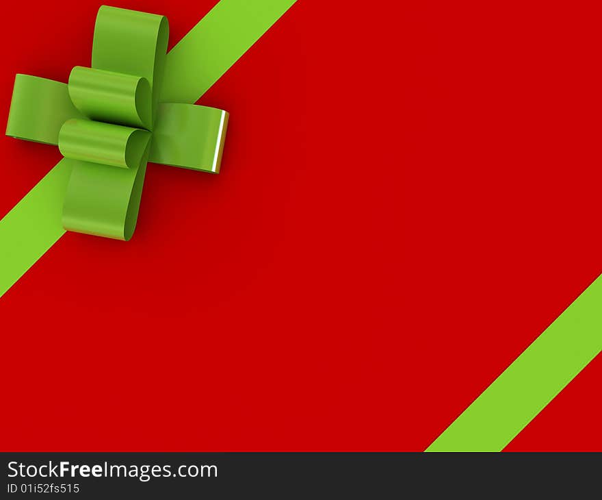 Gift box isolated on white background