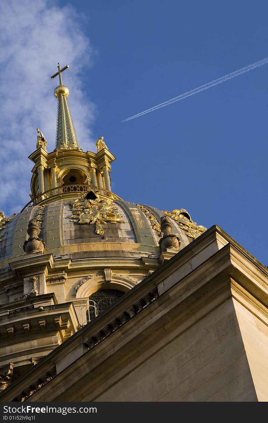 The Church Of Invalides In Paris