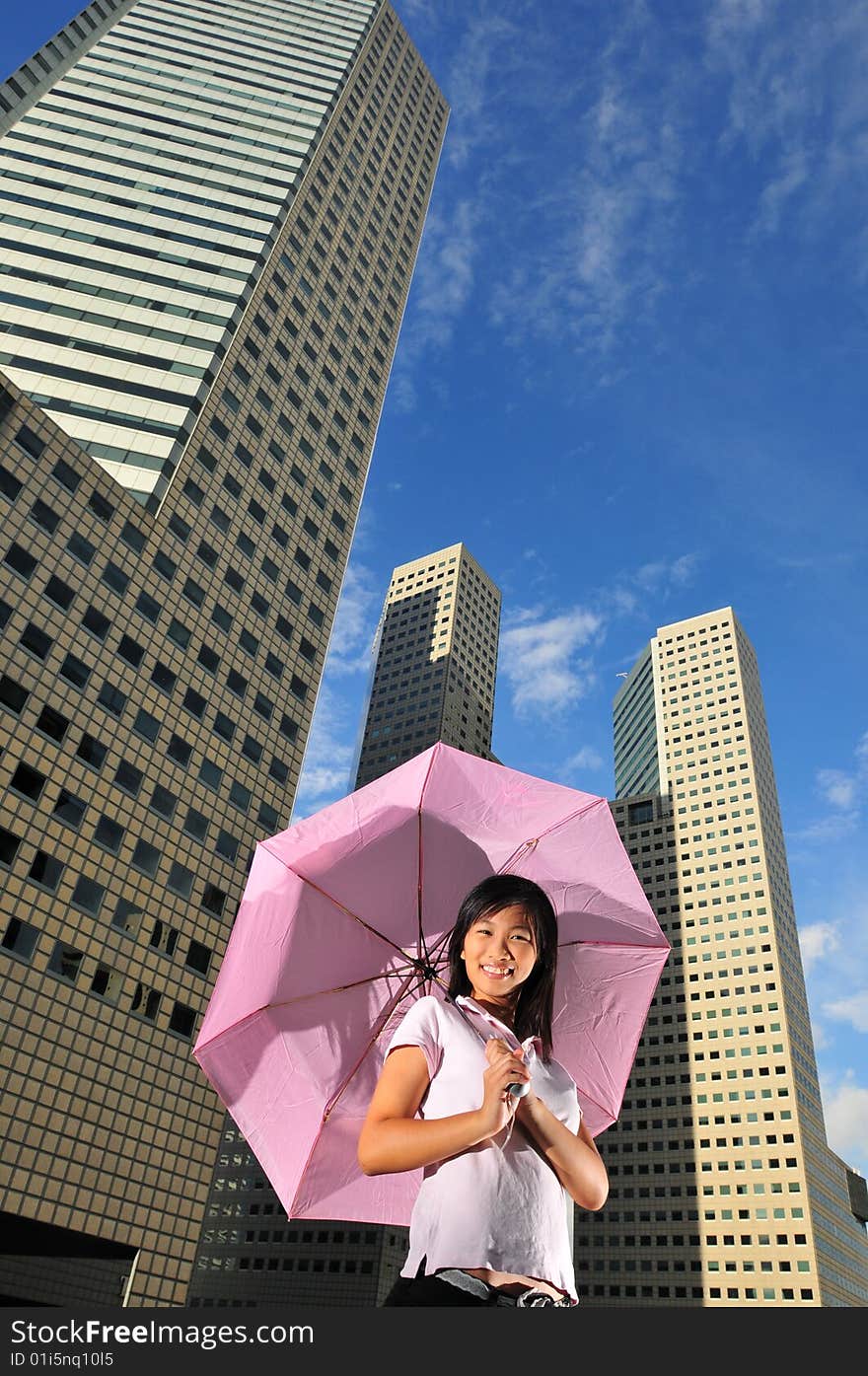 Woman With Umbrella