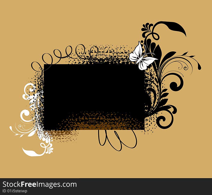 Beautiful flowers frame, floral background. Beautiful flowers frame, floral background