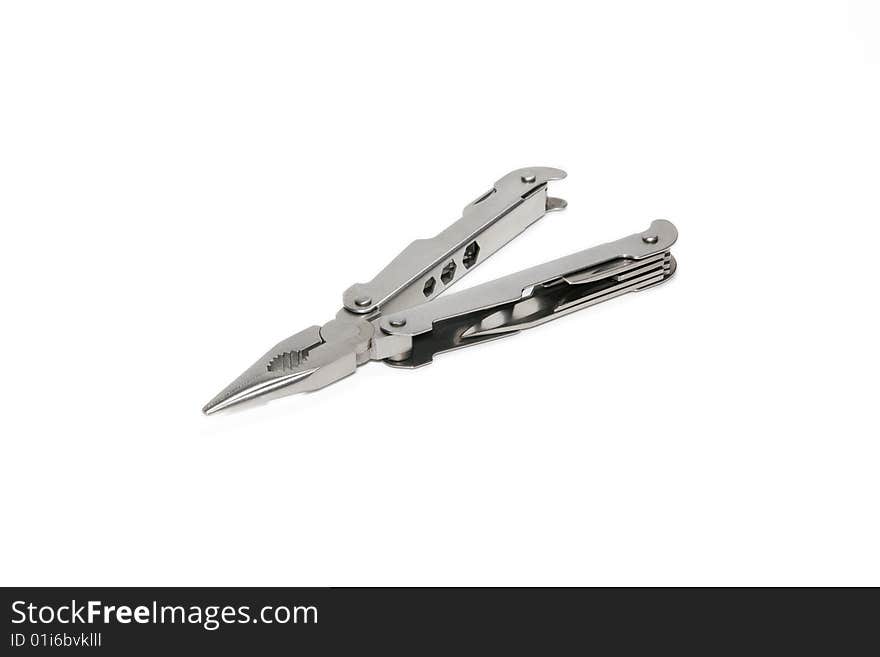 Multifunctional all-in-one pliers on a white background