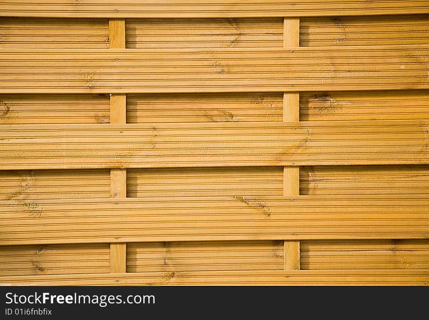 Fence From Wooden Boards.