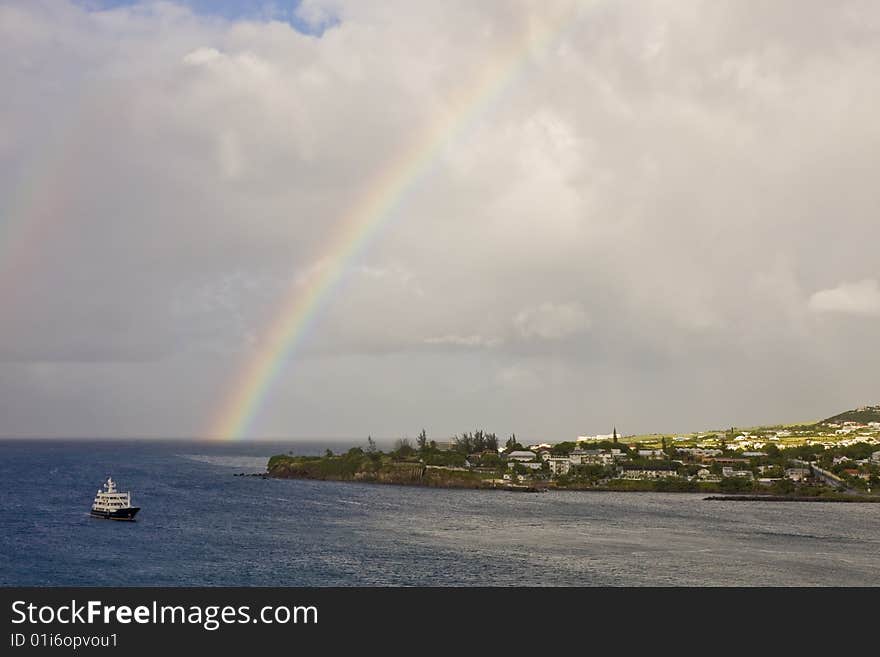 Rainbow Into Ferry